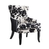 Accent Chair | Comfortable Design | Black White Finish
