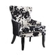 Accent Chair | Comfortable Design | Black White Finish