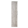 Curio Cabinet | Glass Doors | Spacious Wood Frame | Gray CCA-950783