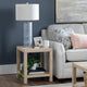 Katy Accent Table Lamp, Set of 2, 31 Inch, Oatmeal Linen Shade, Blue Glass Base