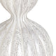 Mony Accent Table Lamp Set of 2 30 Inch White Linen Shade Fluted Gourd Glass CCL-CVABS2285B