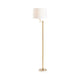 Naz Floor Lamp | 66’’ | White Drum Shade | Pull Chain Gold Frame CCL-CVAER1124
