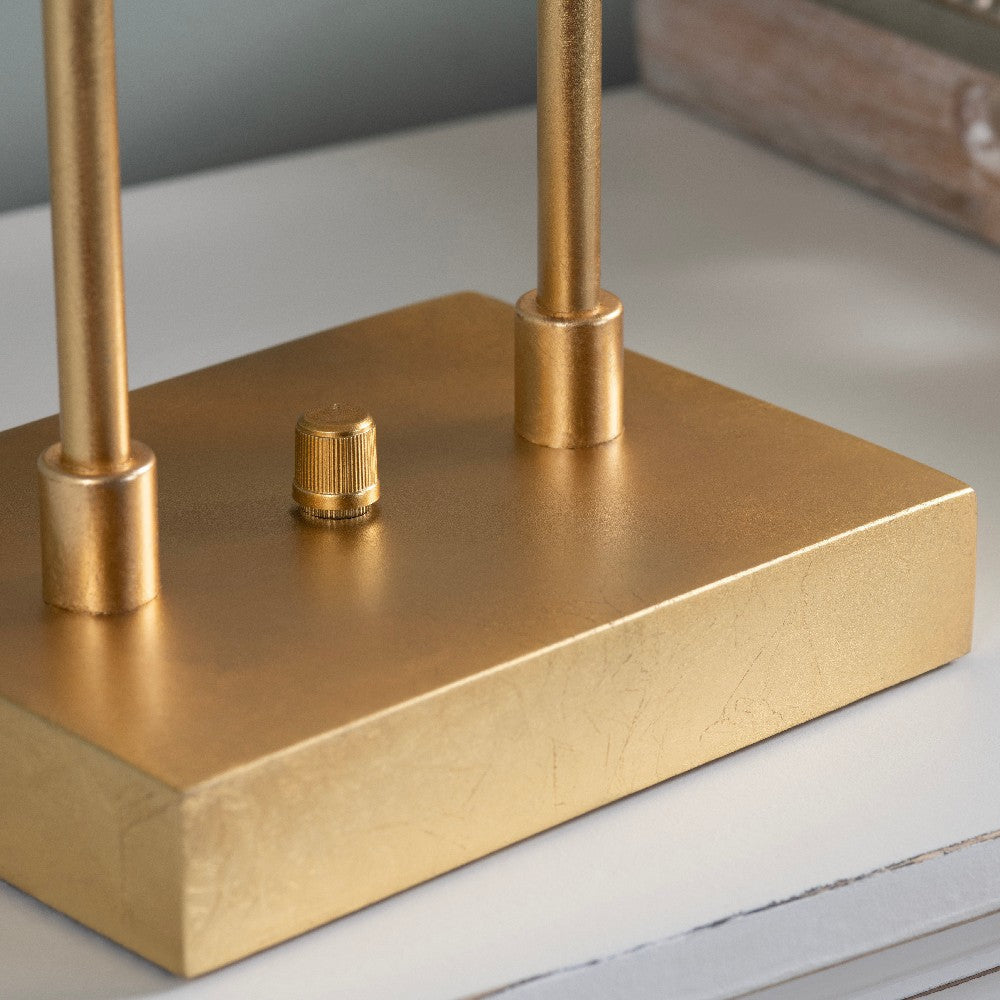 Dera Table Lamp Set of 2 | 30’’ Gold Open Frame | Cream Linen Shade CCL-CVAER1810