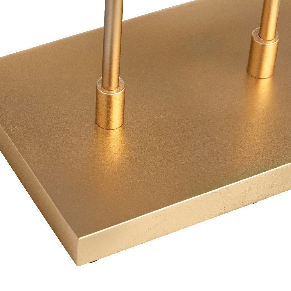 Dera Table Lamp | 65’’ Minimalist Open Gold Frame | Cream Linen Shade CCL-CVAER1811