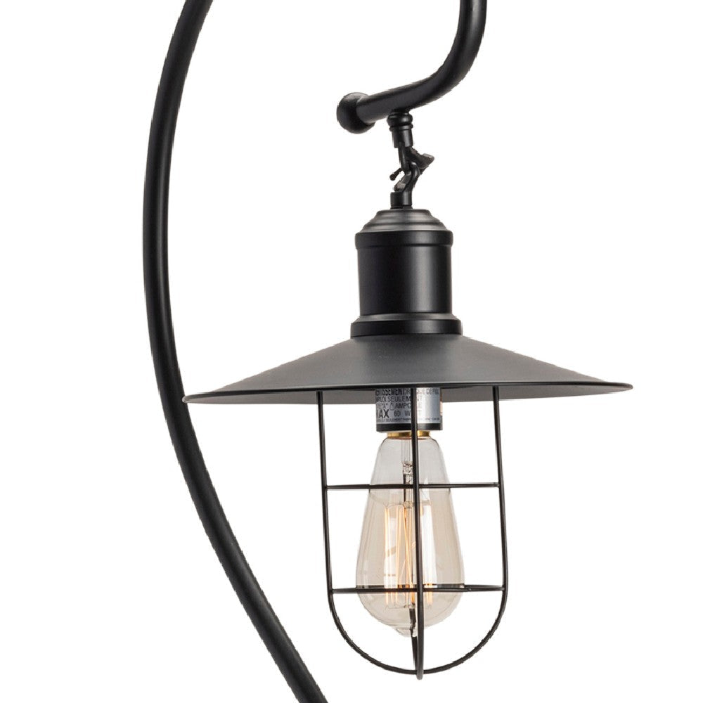 Fera Table Lamp Set of 2 | 35’’ Lantern Curved Black Metal Stand CCL-CVAER676