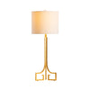 Zoa Table Lamp | Beige Linen Shade | 34’’ Greek Inspired Gold Metal
