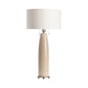 Bary 2pc Table Lamp Set | 36" | Pull Chains | White Shade | Beige Ceramic