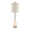 Table Lamp Set of 2 | Cream Ceramic Body | 31" | Cylindrical Shade