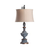 Accent Table Lamp Set of 2 | Weathervane Accent | Cream Bell Linen Shade