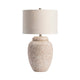 Dolly Table Lamp | Cream Drum Shade | Classic Solid Beige Ceramic Base