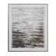 Wall Art | Handcrafted Sparkling Night Sea Waves on Canvas | White 48x60
