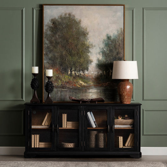 Crestview Candleholder Set of 2 | Decorative Pinecone Accents | Brown Resin