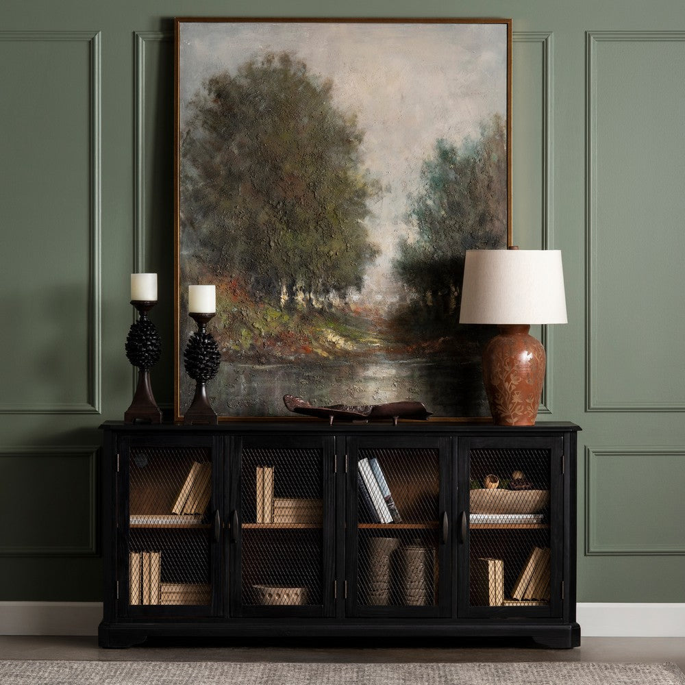 Crestview Candleholder Set of 2 | Decorative Pinecone Accents | Brown Resin