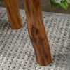 Kew Side End Table | 22’’ Live Edge Top | Brown Bayur Wood CCL-CVFDR1002