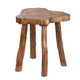 Kew Side End Table | 22" Live Edge Top | Brown Bayur Wood