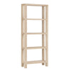 Crestview Fery 4 Tier Etagere Bookcase | 32’’ Raffia Woven Shelves | Tan CCL-CVFDR1009