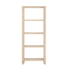 Crestview Fery 4 Tier Etagere Bookcase | 32’’ Raffia Woven Shelves | Tan CCL-CVFDR1009
