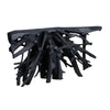 Crestview Bia Console Table | 64’’ Top w Charred Root Base | Black CCL-CVFDR1018