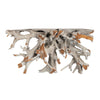 Crestview Hia Console Table | 64’’ Top w Charred Root Base | Gray CCL-CVFDR1019