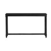 Crestview Jery Sofa Console Table | 55’’ Top w Beaded Legs | Black CCL-CVFDR1024