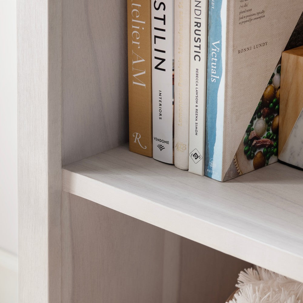 Crestview Sein Etagere Bookcase | 5 Shelves | 30’’ White Arch Frame CCL-CVFDR1027