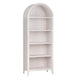 Crestview Sein Etagere Bookcase | 5 Shelves | 30’’ White Arch Frame CCL-CVFDR1027