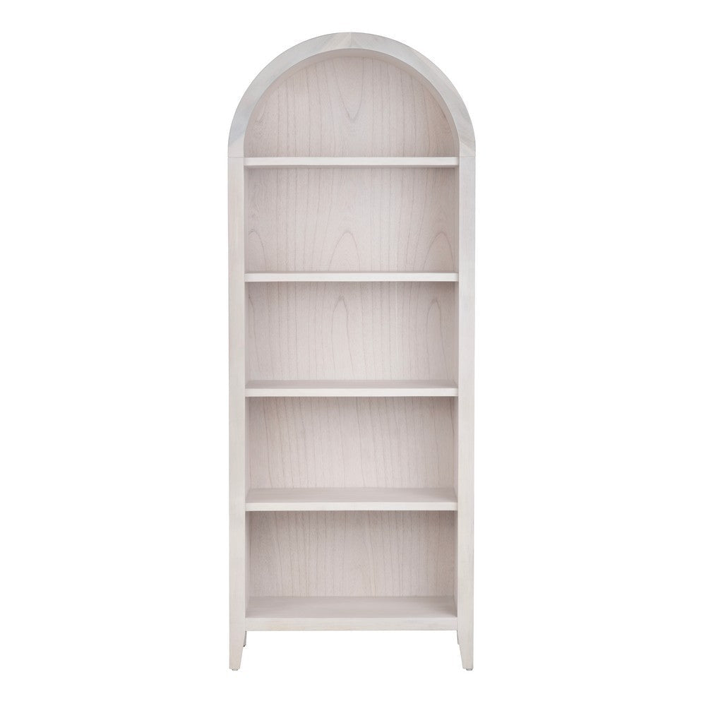 Crestview Sein Etagere Bookcase | 5 Shelves | 30’’ White Arch Frame CCL-CVFDR1027