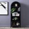 Crestview Sein Etagere Bookcase | 5 Shelves | 30" Black Arch Frame