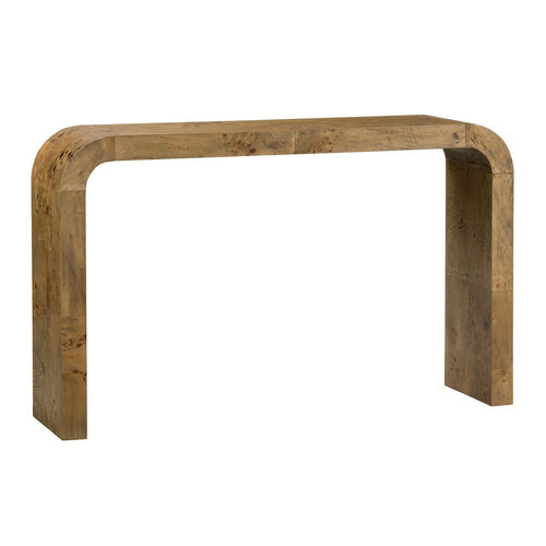 Crestview Miny Sofa Console Table | Waterfall Design | 53" Brown