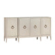 Crestview Lesi Media Sideboard Cabinet | 4 Doors | 76’’ Beige CCL-CVFDR1041
