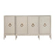 Crestview Lesi Media Sideboard Cabinet | 4 Doors | 76’’ Beige CCL-CVFDR1041