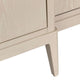 Crestview Lesi Media Sideboard Cabinet | 4 Doors | 76’’ Beige CCL-CVFDR1041