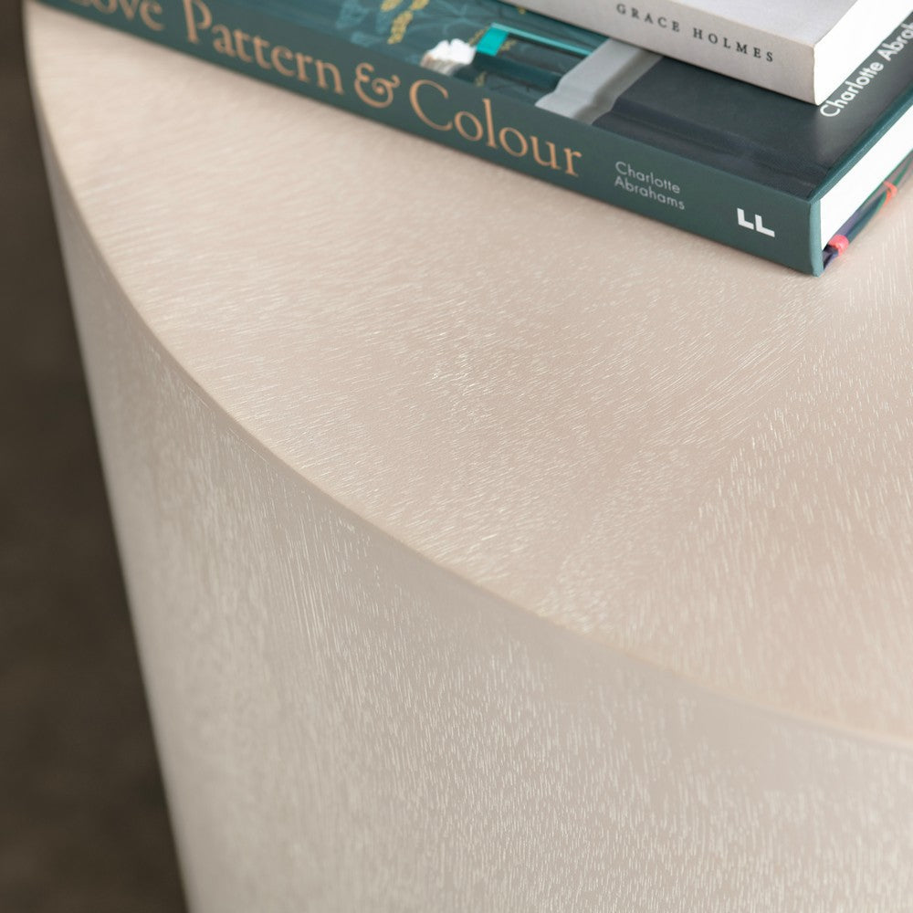 Lexi Side End Table | 24’’ Round Top | Solid Bayur Wood Base CCL-CVFDR1043