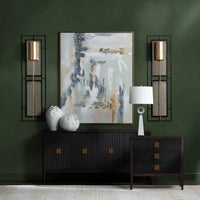 Dark Brown, Black, Brushed Copper