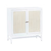 Crestview Seny Cabinet | 2 Rattan Doors | 36’’ Wide Whitewash Finish CCL-CVFDR1154