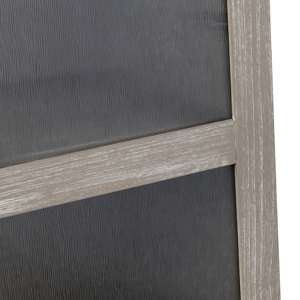 Crestview Feo Curio Cabinet | 2 Arch Glass Doors | 80’’ | Khaki Brown CCL-CVFDR1157