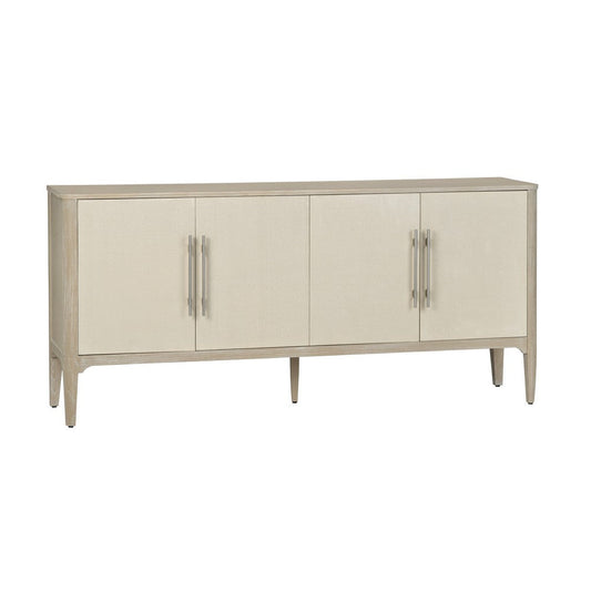 Crestview Seo Sideboard Cabinet | 4 Door w Shelves | 74" Beige