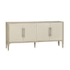 Crestview Seo Sideboard Cabinet | 4 Door w Shelves | 74" Beige