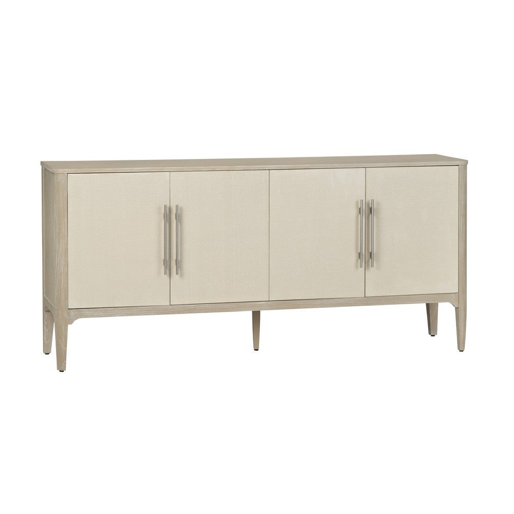 Crestview Seo Sideboard Cabinet | 4 Door w Shelves | 74" Beige