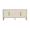 Crestview Seo Sideboard Cabinet | 4 Door w Shelves | 74’’ Beige CCL-CVFDR1158