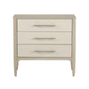 Crestview Seo 3 Drawer Oversize Nightstand Chest | Off White Raffia Tan CCL-CVFDR1159