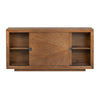 Crestview Roy Sideboard Cabinet | 2 Sliding Doors | Brown | 65’’ CCL-CVFDR1160