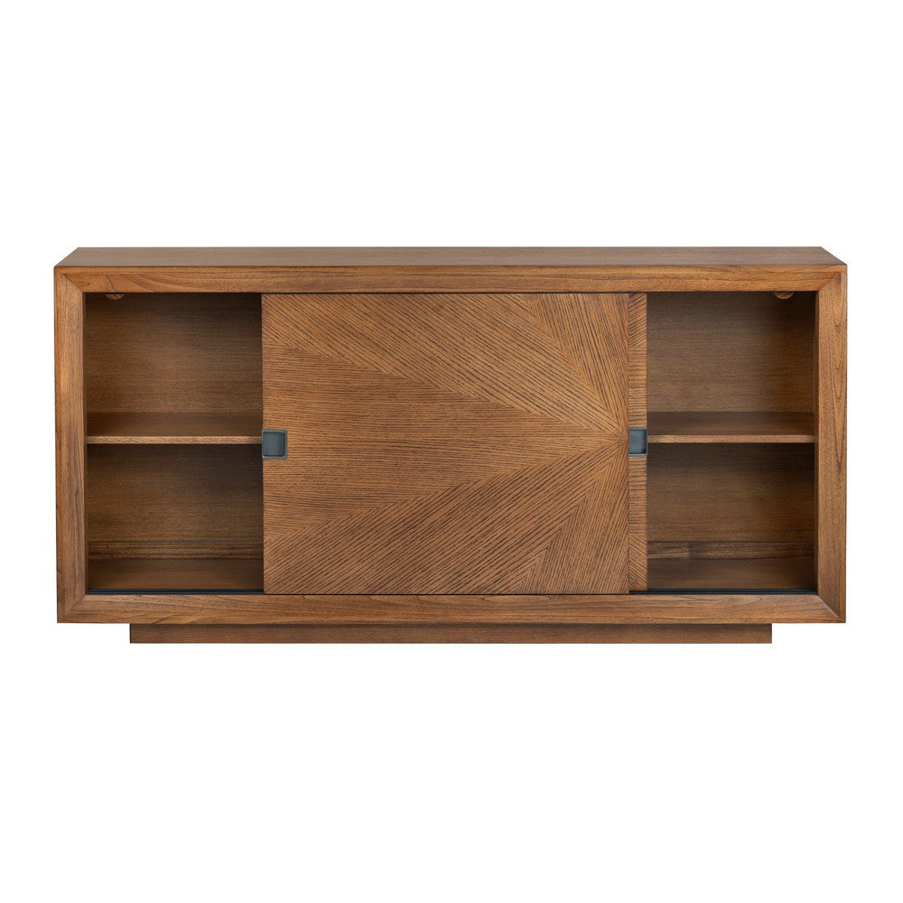 Crestview Roy Sideboard Cabinet | 2 Sliding Doors | Brown | 65’’ CCL-CVFDR1160