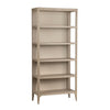 Crestview Seo Etagere Bookcase | 5 Shelves | Raffia Back | Tan Brown CCL-CVFDR1201