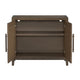 Crestview Finy 39’’ Media Cabinet | 2 White Cane Rattan Doors | Brown CCL-CVFDR1205