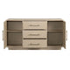 Crestview Bry Media Credenza | 73’’ | 3 Drawers w 2 Doors | Tan Brown CCL-CVFDR1210