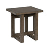Crestview Lexy Side End Table | 22" Top | Interlocking Base | Brown