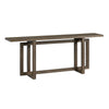 Crestview Lexy Sofa Console Table | 80’’ Interlocking Base | Brown CCL-CVFDR1216