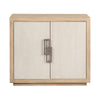 Crestview Hex Cabinet | 40’’ | 2 Cream Doors w Nickel Handles | Tan Brown CCL-CVFDR1218
