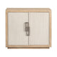 Crestview Hex Cabinet | 40’’ | 2 Cream Doors w Nickel Handles | Tan Brown CCL-CVFDR1218